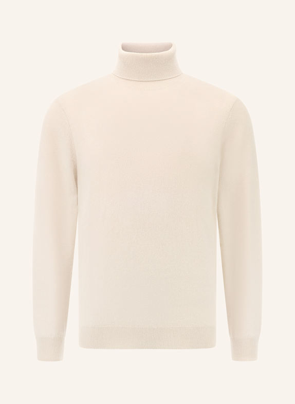 BOGGI MILANO Rollkragenpullover aus Cashmere GRAU