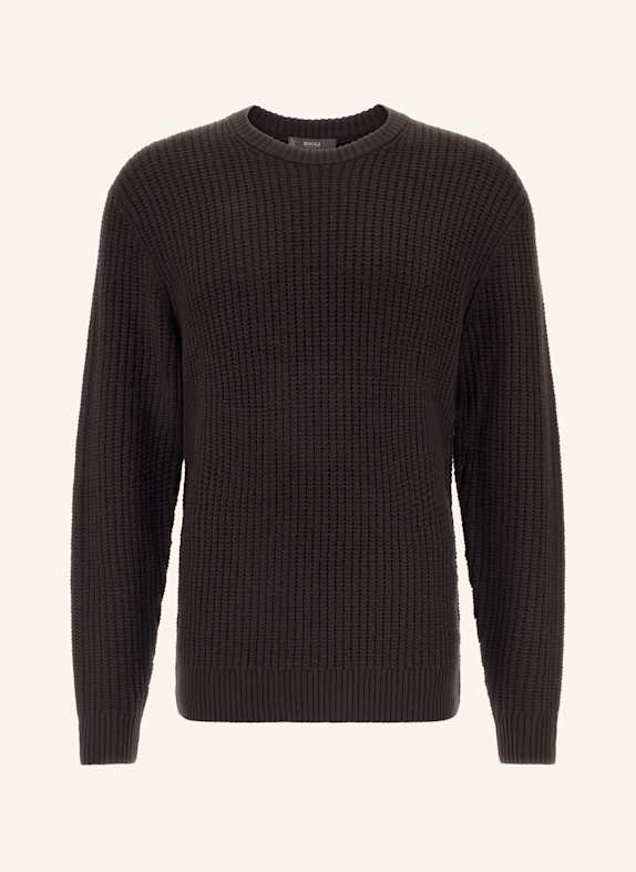 BOGGI MILANO Pullover DUNKELBRAUN
