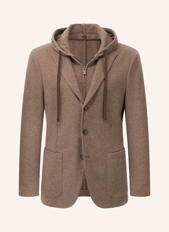 BOGGI MILANO Sweat-Sakko BRAUN