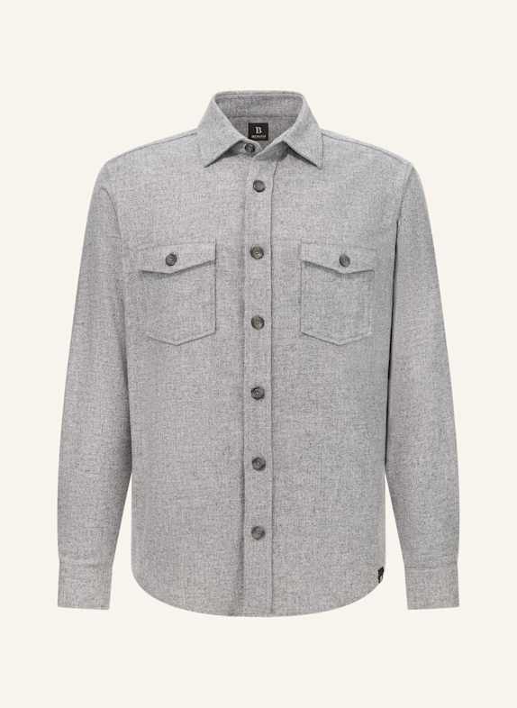 BOGGI MILANO Overshirt GRAU