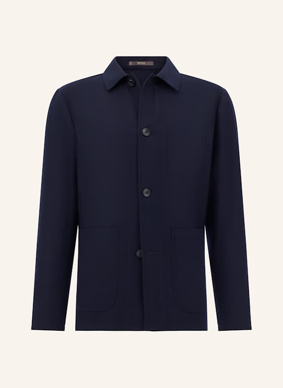 BOGGI MILANO Overshirt Regular Fit DUNKELBLAU