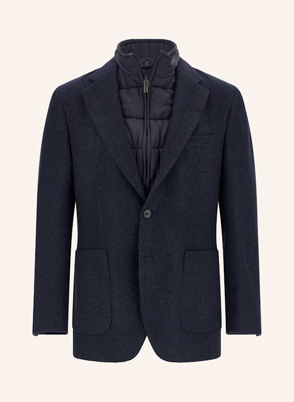 BOGGI MILANO Sweat-Sakko DUNKELBLAU