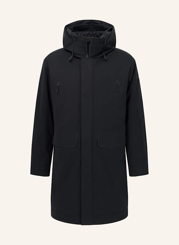 BOGGI MILANO Daunenmantel SCHWARZ