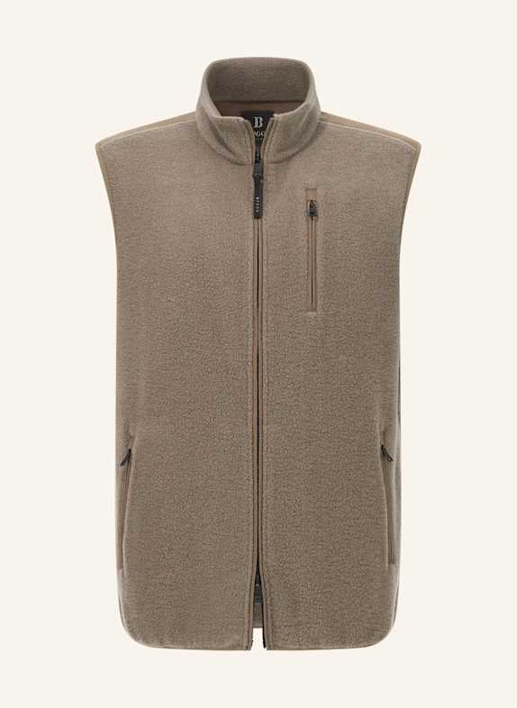BOGGI MILANO Sweatjacke TAUPE