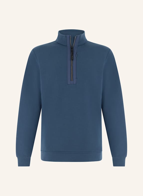 BOGGI MILANO Sweatjacke BLAU