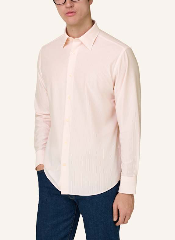 BOGGI MILANO Jerseyoverhemd met normale pasvorm ROZE