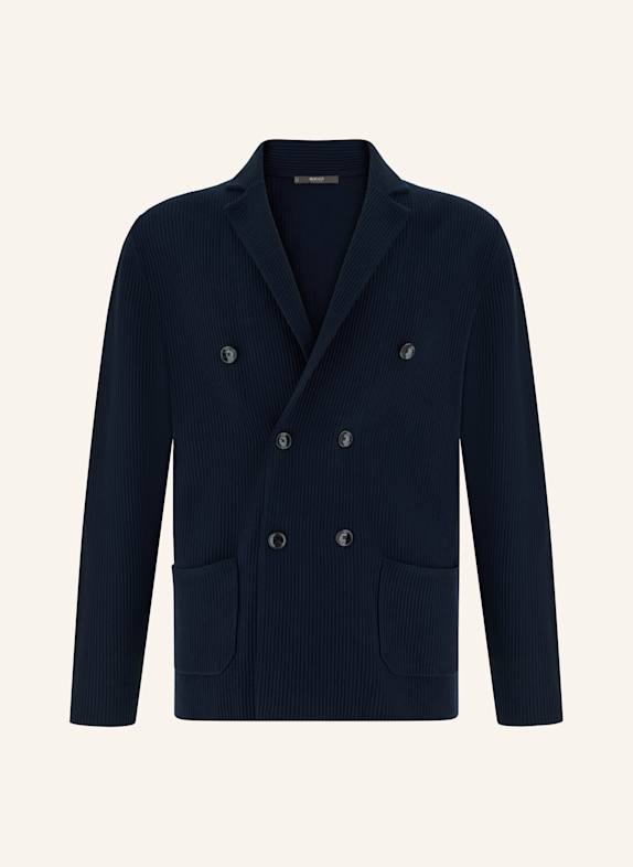 BOGGI MILANO Stricksakko BLAU