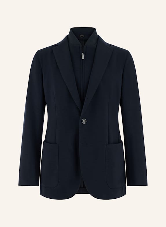 BOGGI MILANO Sweat-Sakko DUNKELBLAU