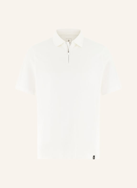 BOGGI MILANO Piqué-Poloshirt WEISS