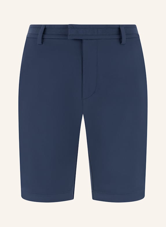 BOGGI MILANO Leinenshorts BLAU