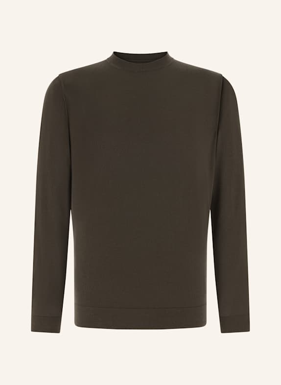 BOGGI MILANO Pullover DUNKELBRAUN