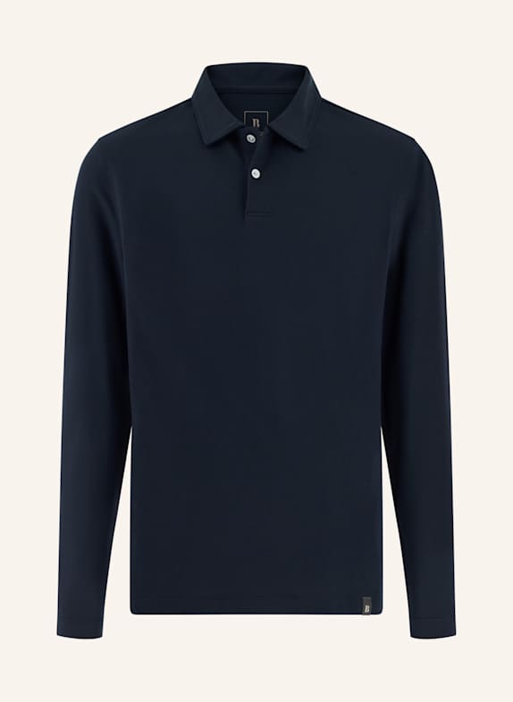 BOGGI MILANO Jersey-Poloshirt BLAU