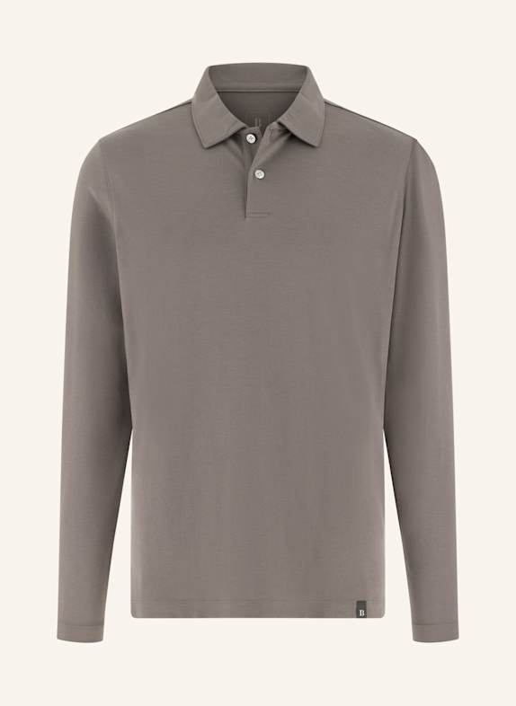 BOGGI MILANO Jersey-Poloshirt BRAUN