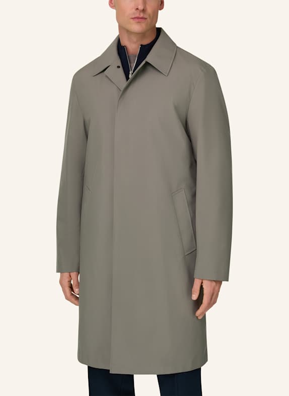 BOGGI MILANO Regenjas DONKERGRIJS