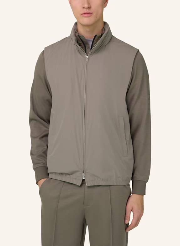 BOGGI MILANO Donsvest van kasjmier DONKERGRIJS