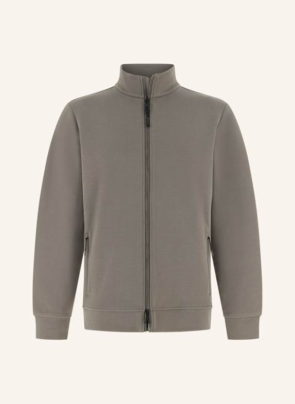 BOGGI MILANO Sweatjacke BRAUN