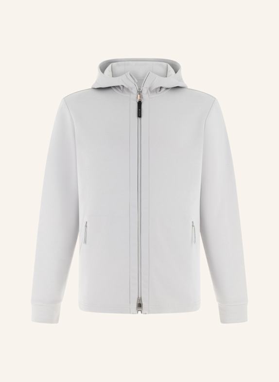 BOGGI MILANO Sweatjacke WEISS