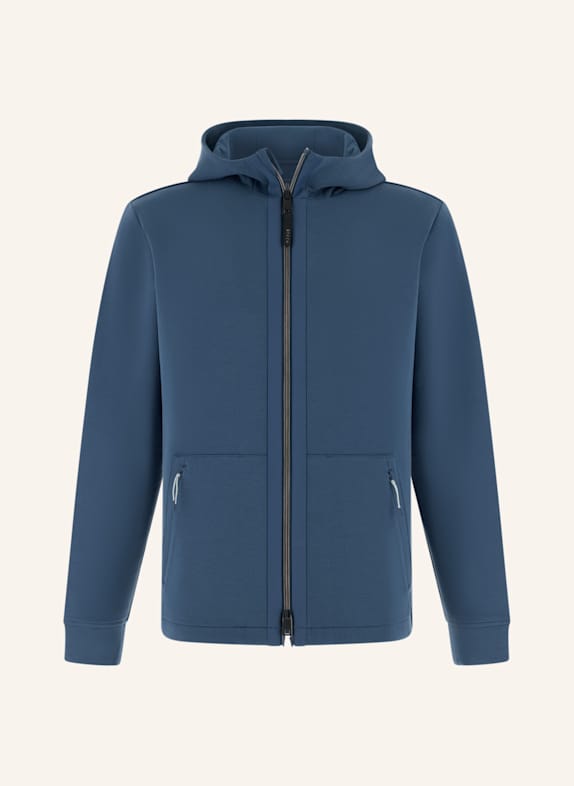 BOGGI MILANO Sweatjacke BLAU