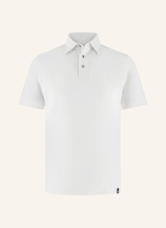 BOGGI MILANO Piqué-Poloshirt WEISS