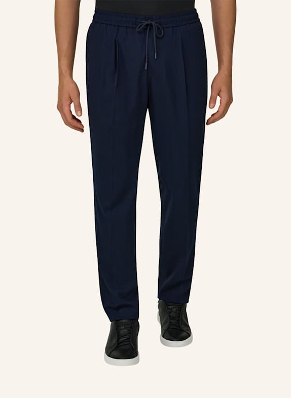BOGGI MILANO corduroybroek BLAUW