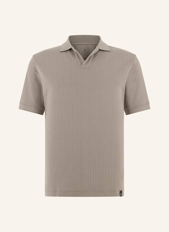 BOGGI MILANO Piqué-Poloshirt GRAU