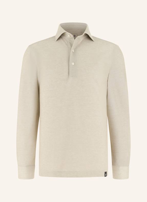 BOGGI MILANO Jersey-Poloshirt BRAUN