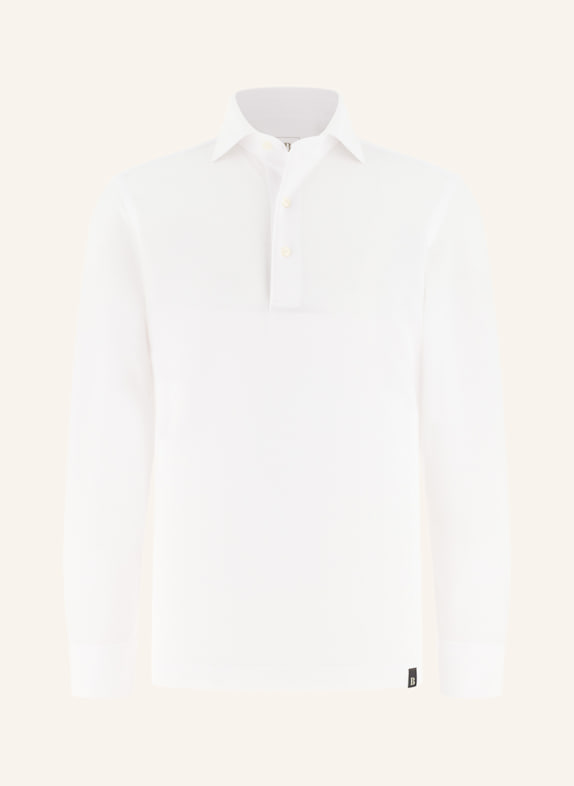 BOGGI MILANO Jersey-Poloshirt WEISS