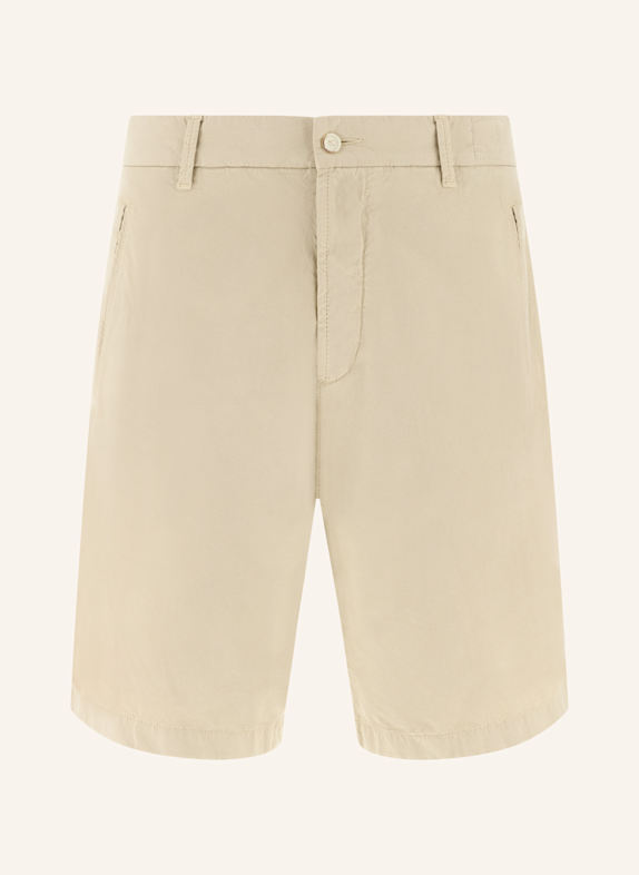 BOGGI MILANO Leinenshorts BRAUN