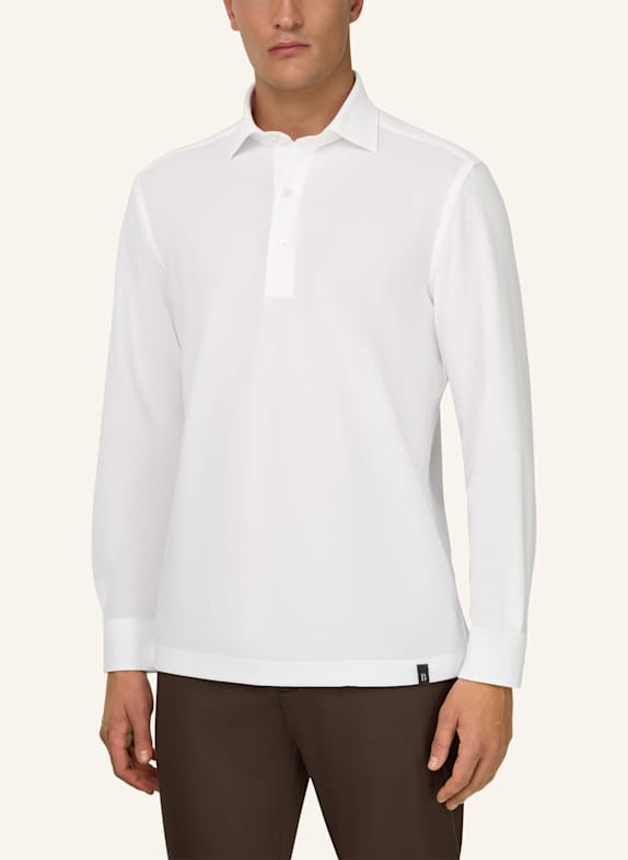 BOGGI MILANO Jersey-poloshirt WIT