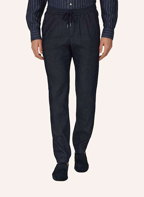 BOGGI MILANO corduroybroek BLAUW