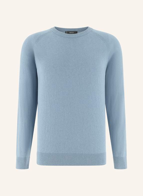 BOGGI MILANO Pullover HELLBLAU