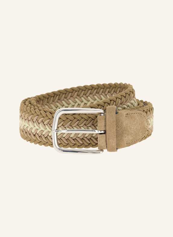 BOGGI MILANO Ledergürtel BEIGE