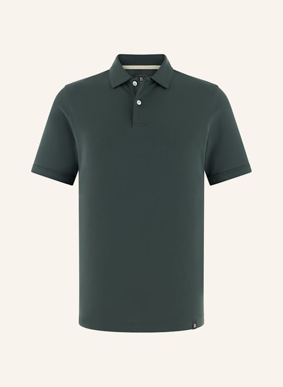 BOGGI MILANO Piqué-Poloshirt GRÜN