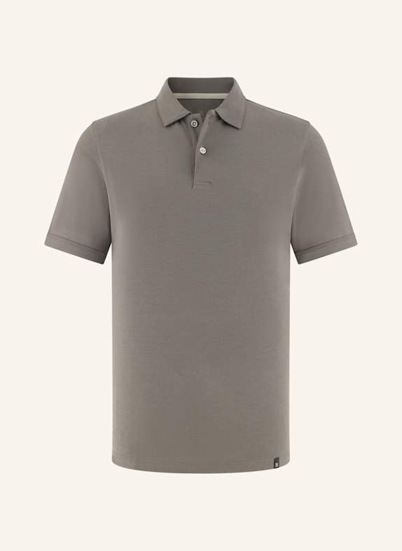 BOGGI MILANO Piqué-Poloshirt BRAUN