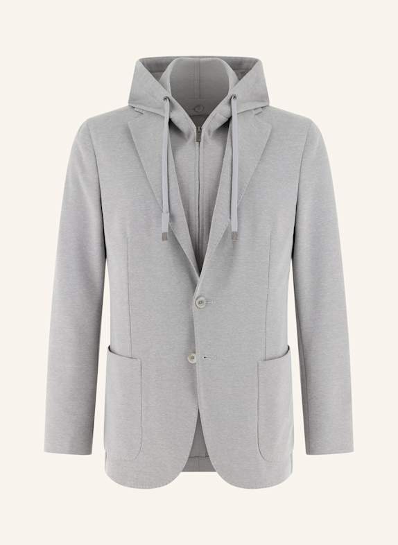 BOGGI MILANO Sweat-Sakko HELLGRAU