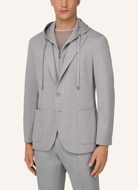 BOGGI MILANO Sweatjasje LICHTGRIJS
