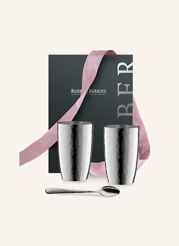 ROBBE & BERKING Longdrink-Geschenkset MARTELÉ (90g versilbert) SILBER