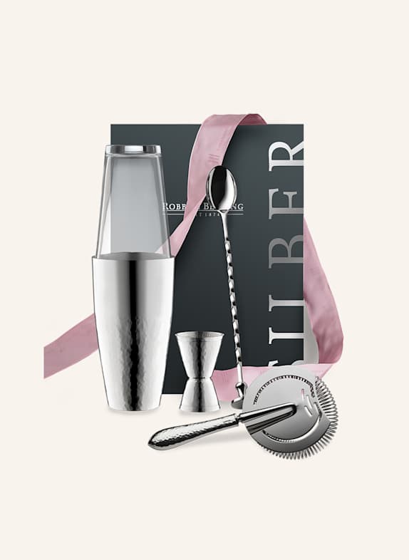 ROBBE & BERKING Cocktail-Geschenkset MARTELÉ (90g versilbert) SILBER