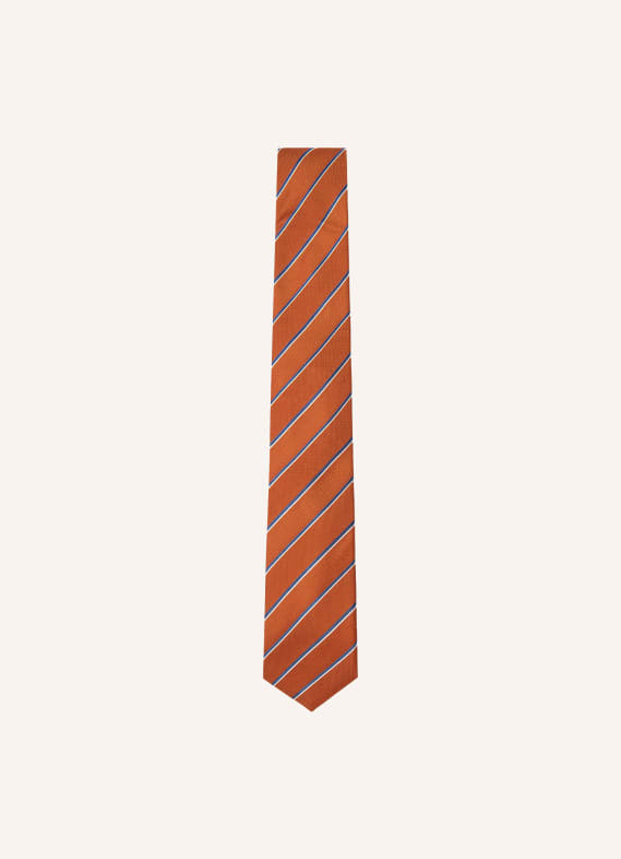 HACKETT LONDON Krawatte SOLID STRIPE ROT