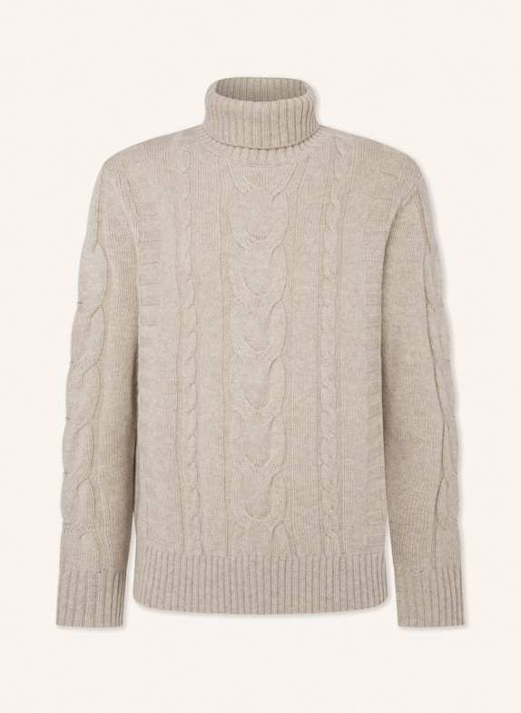 HACKETT LONDON Rollkragenpullover WEISS