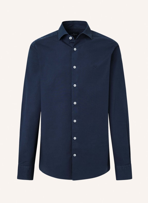 HACKETT LONDON Freizeithemd ESS GMT DYE STRET POP DUNKELBLAU