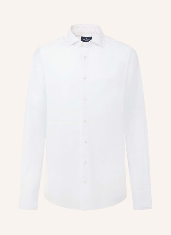 HACKETT LONDON Freizeithemd ESS GMT DYE STRET POP WEISS