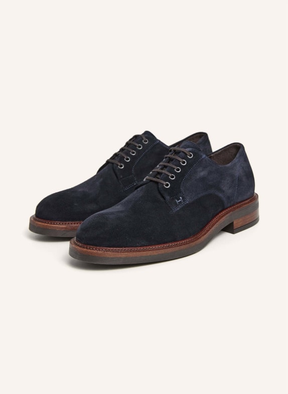 HACKETT LONDON Schnürer EGMONT VELVET BLAU