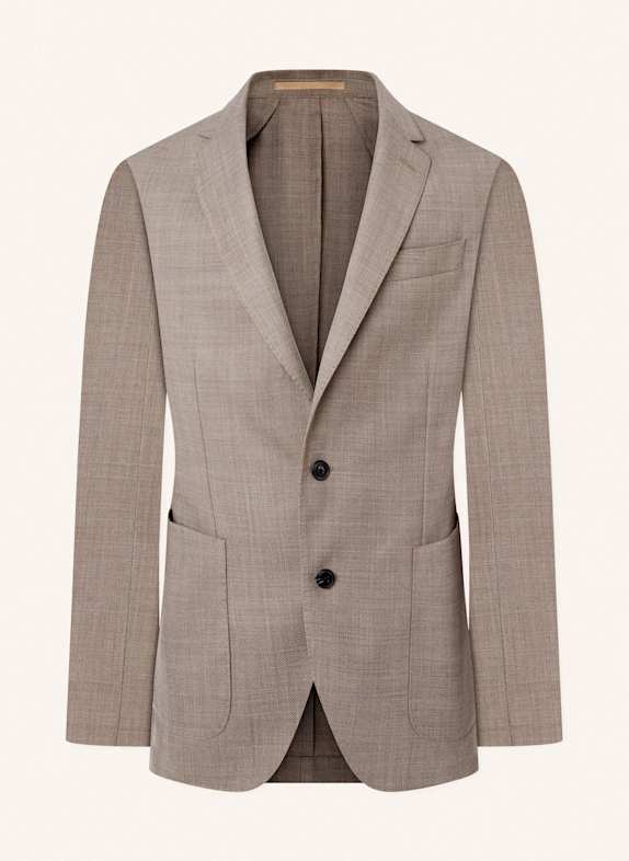 HACKETT LONDON Sakko SEMI PLAIN TEXTURE TAUPE/ HELLBRAUN