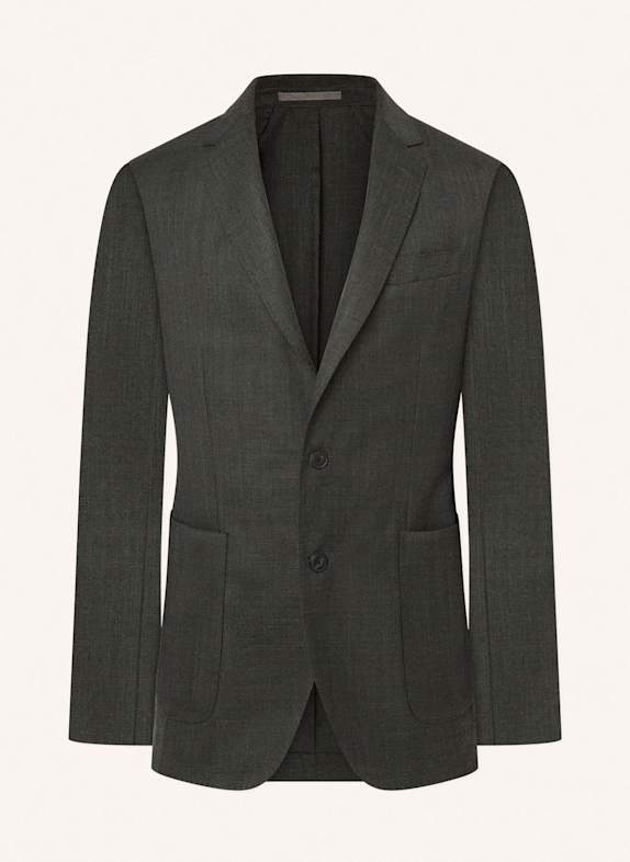 HACKETT LONDON Sakko SEMI PLAIN TEXTURE DUNKELGRÜN