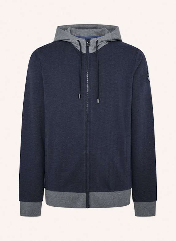 HACKETT LONDON Hoodiejacke HERITAGE HB JACQ HDY BLAU