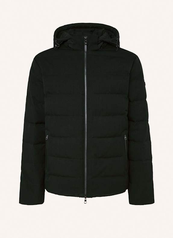 HACKETT LONDON Fieldjacket HYBRID HOOD PUFFER DUNKELGRÜN