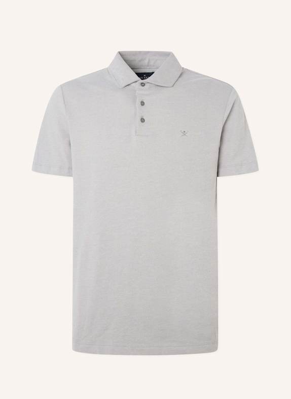 HACKETT LONDON Poloshirt TWILL JACQD SS GRAU