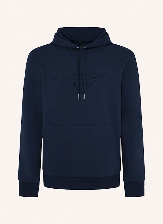 HACKETT LONDON Sweatshirt HS EMBOSSED HDY DUNKELBLAU