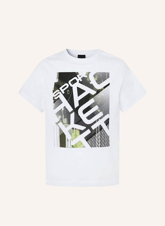 HACKETT LONDON T-Shirt HS GRAFFITI TEE WEISS